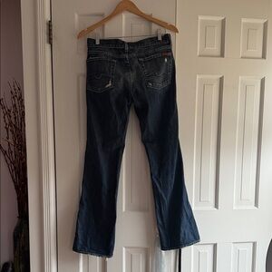 7 For All Mankind Dark Blue Flare Jeans